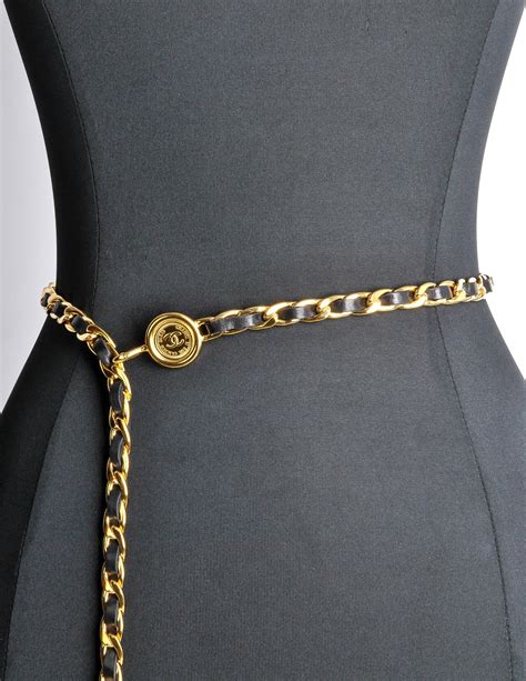 vintage chanel belts|chanel black belt for women.